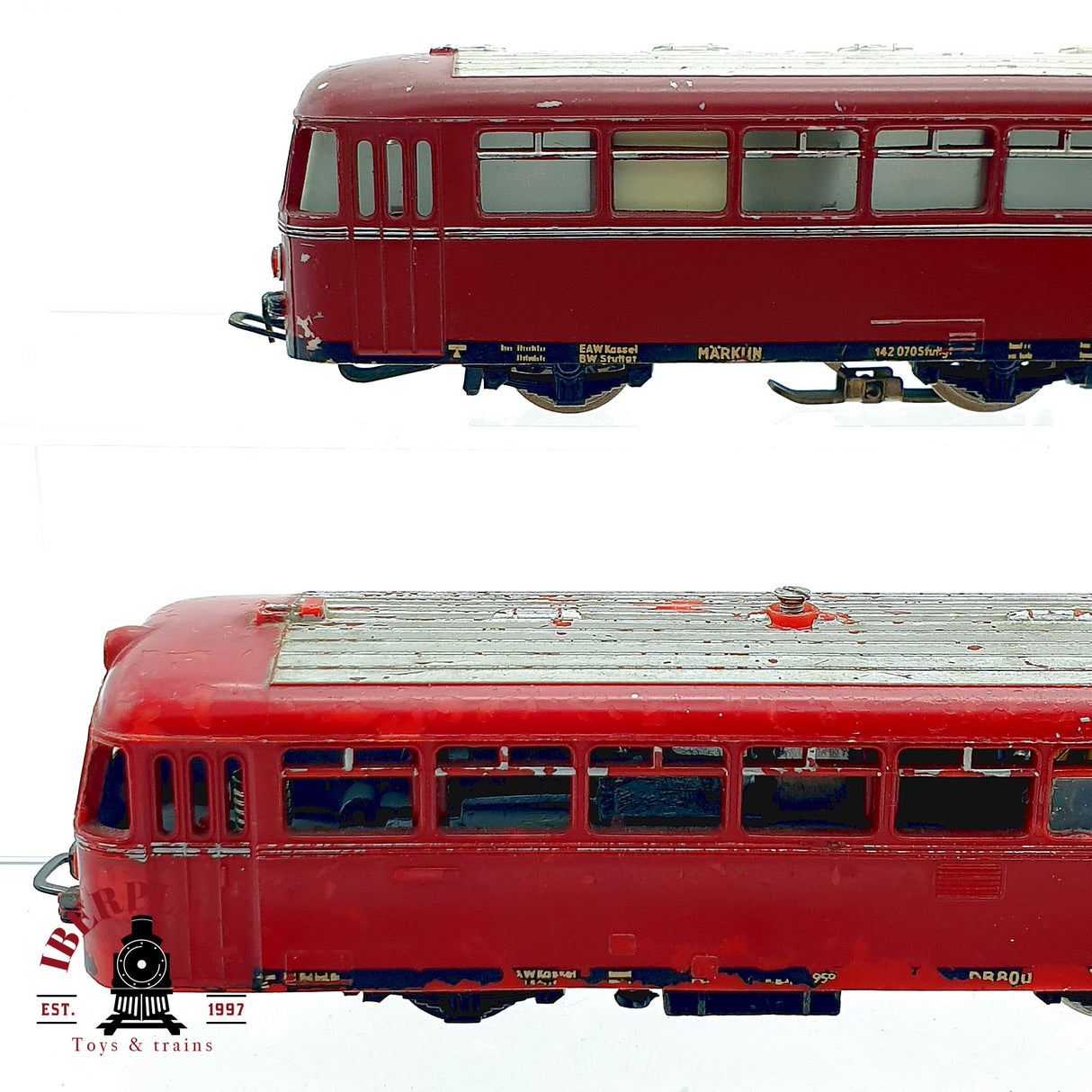 ♻️ 3x Märklin Automotores Schienenbus DB 800 3016 Para Piezas Reparar AC H0 Escala 1:87