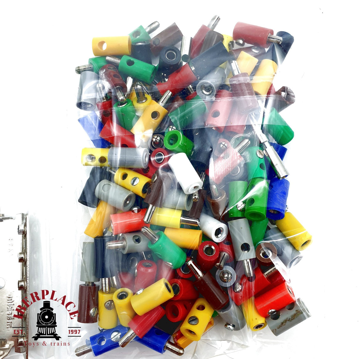 ♻️  Märklin Lote electrónico de cables placas de distribución y clavijas hembra macho H0 escala 1:87 E20