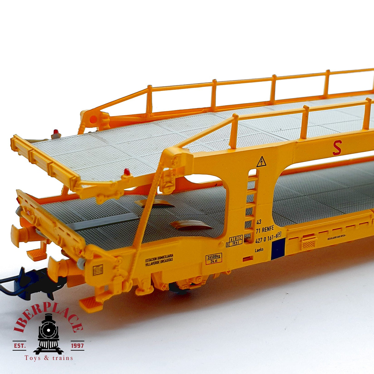 ♻️ Electrotren 6019 Vagon Porte-autos SEMAT Pool Iberico RENFE Ep V H0 1:87 DC