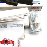 ♻️ Märklin 2x 24611 74490 Desvío a la izquierda y motor para desvío H0 escala 1:87 E20 3/4
