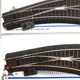 ♻️ Märklin 3x 24672 24671 desvió curvo izquierda y derecha sistema C H0 escala 1:87 E20