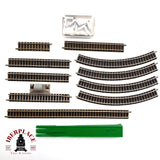 ♻️ Fleischmann 17x vías curvas rectas piezas complementarias ronda giratoria N escala 1:160 V10
