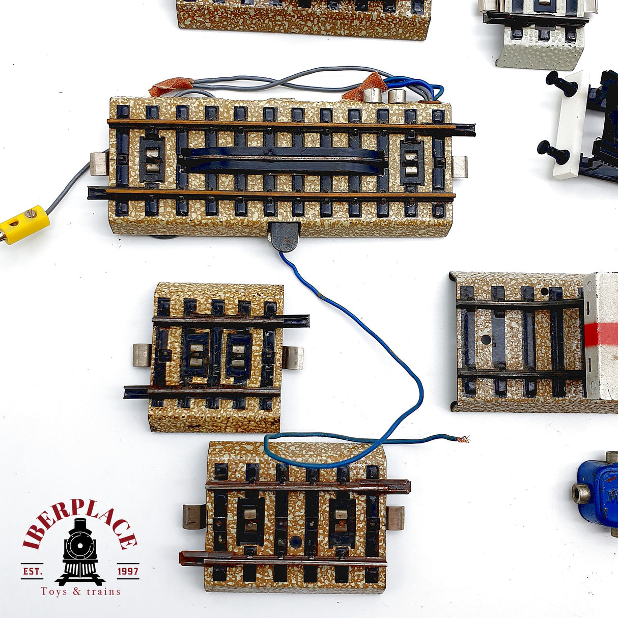 ♻️🚂 Märklin 20x vias 19x catenarias, pupitres de mando 7210 7072 5146 Escala H0 1:87