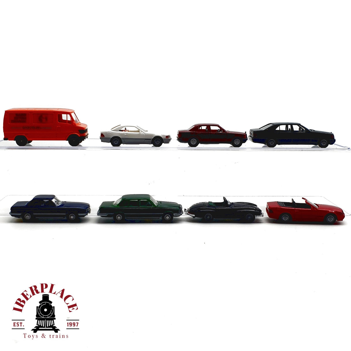 ♻️  8x WIKING coches Mercedes Benz MB 350SL 450SE 190E H0 escala 1:87 E20