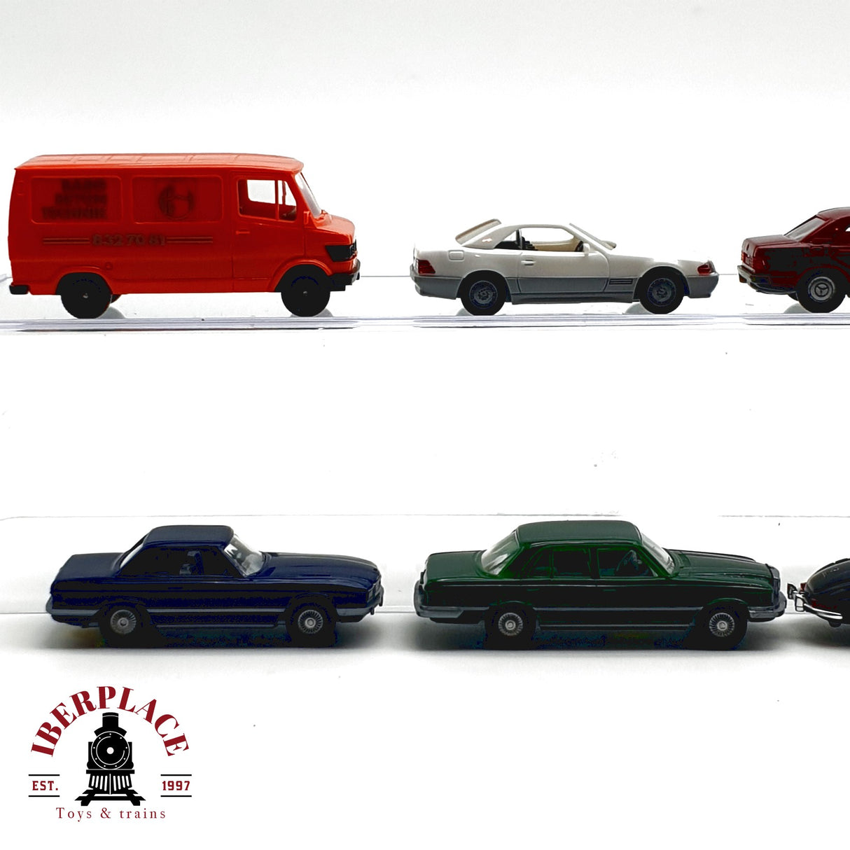 ♻️  8x WIKING coches Mercedes Benz MB 350SL 450SE 190E H0 escala 1:87 E20