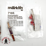 ♻️ Märklin Lote Recambios 4x 7185 Patines 7194 Muelles 60030 Escobillas AC H0 Escala 1:87