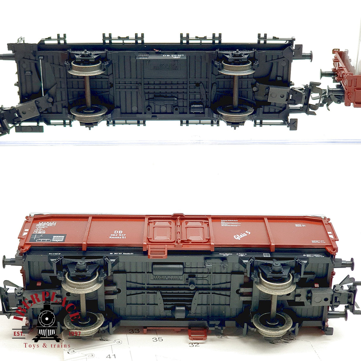 ♻️ Märklin 29820 set Locomotora Digital BR 50 DB Ep III con sonido vagones mercancias AC H0 1:87