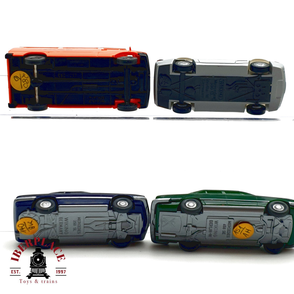 ♻️  8x WIKING coches Mercedes Benz MB 350SL 450SE 190E H0 escala 1:87 E20