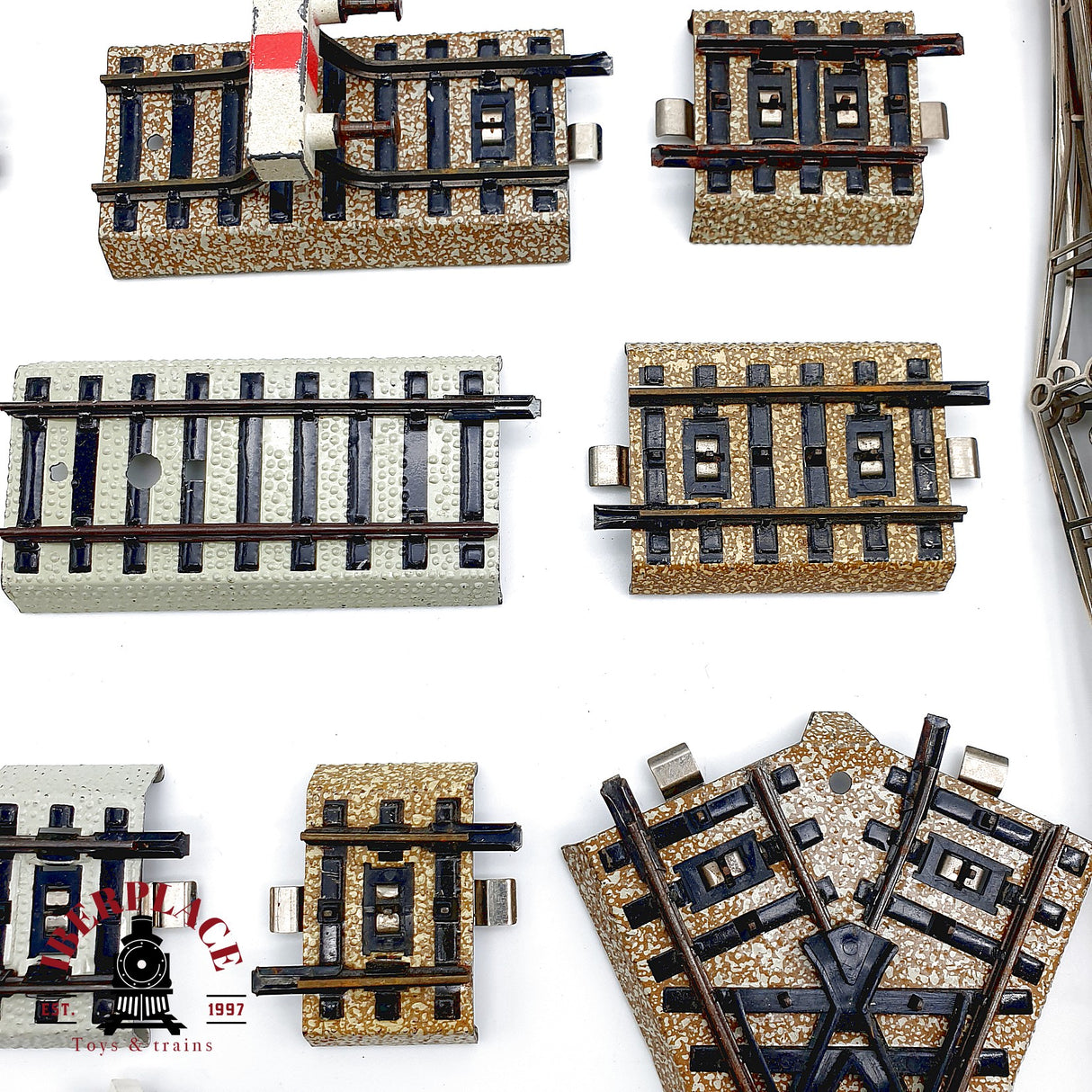 ♻️🚂 Märklin 20x vias 19x catenarias, pupitres de mando 7210 7072 5146 Escala H0 1:87