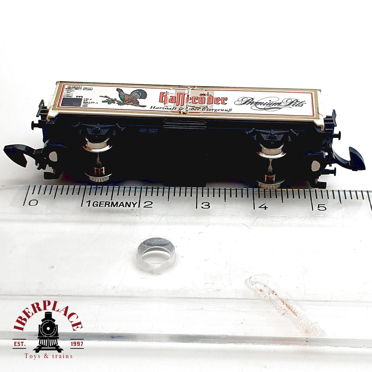 ✨♻️ Märklin Vagón Cervecero Hasseröder Pils DB Época IV Mini Club Escala Z 1:220