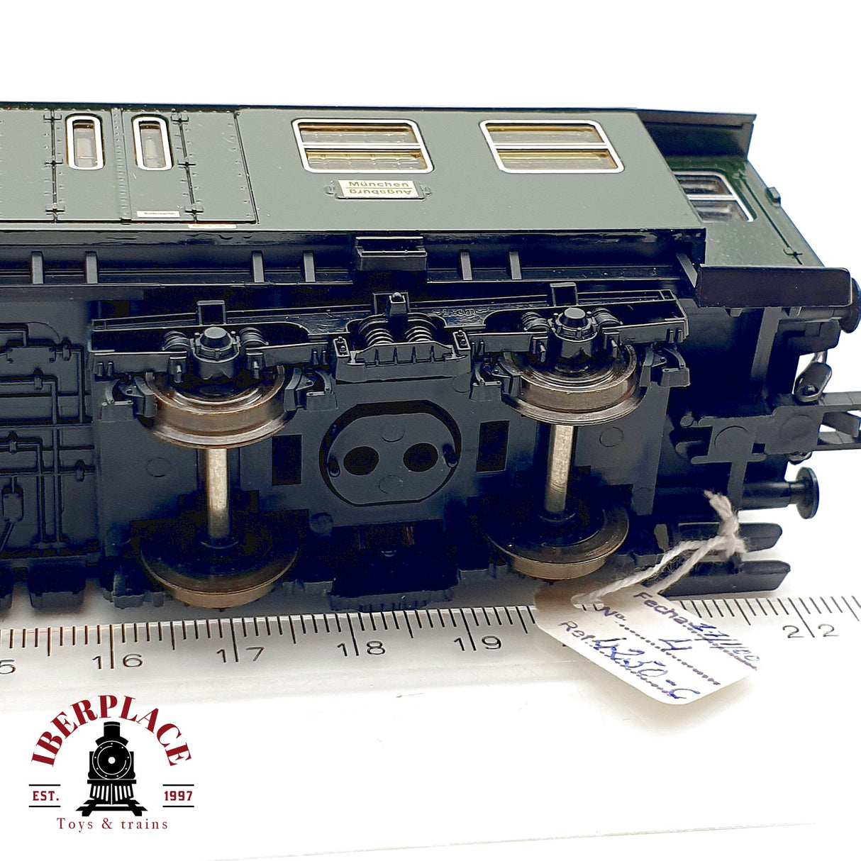 ♻️ Roco H0 4250C Coche Pasajeros Equipajes Verde DB H0 Escala 1:87