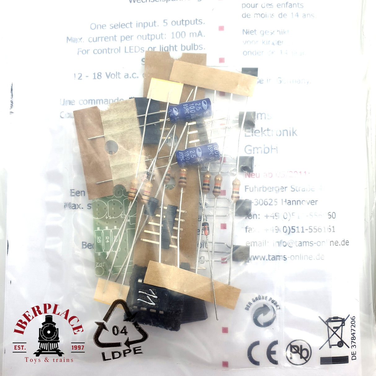 ♻️ Tams Elektronik LC 11 Placa para casas llenas de vida N escala 1:160 E19