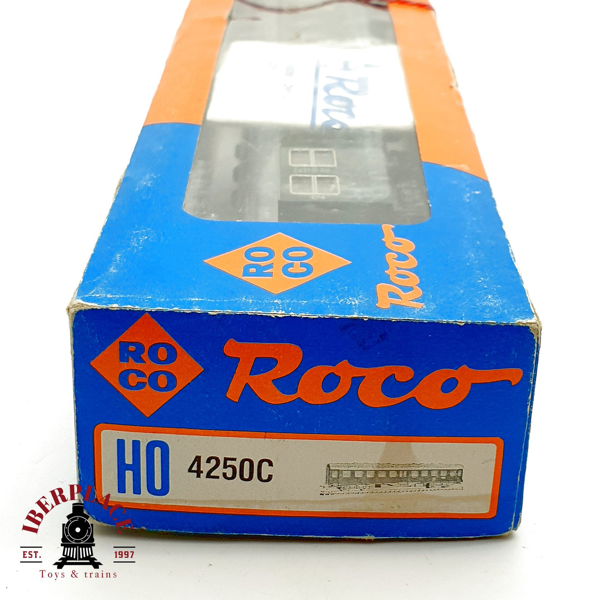 ♻️ Roco H0 4250C Coche Pasajeros Equipajes Verde DB H0 Escala 1:87