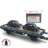 ♻️ Electrotren 1024 vagón plataforma RENFE Ep 3 con vehiculos H0 escala 1:87 A27 5/5