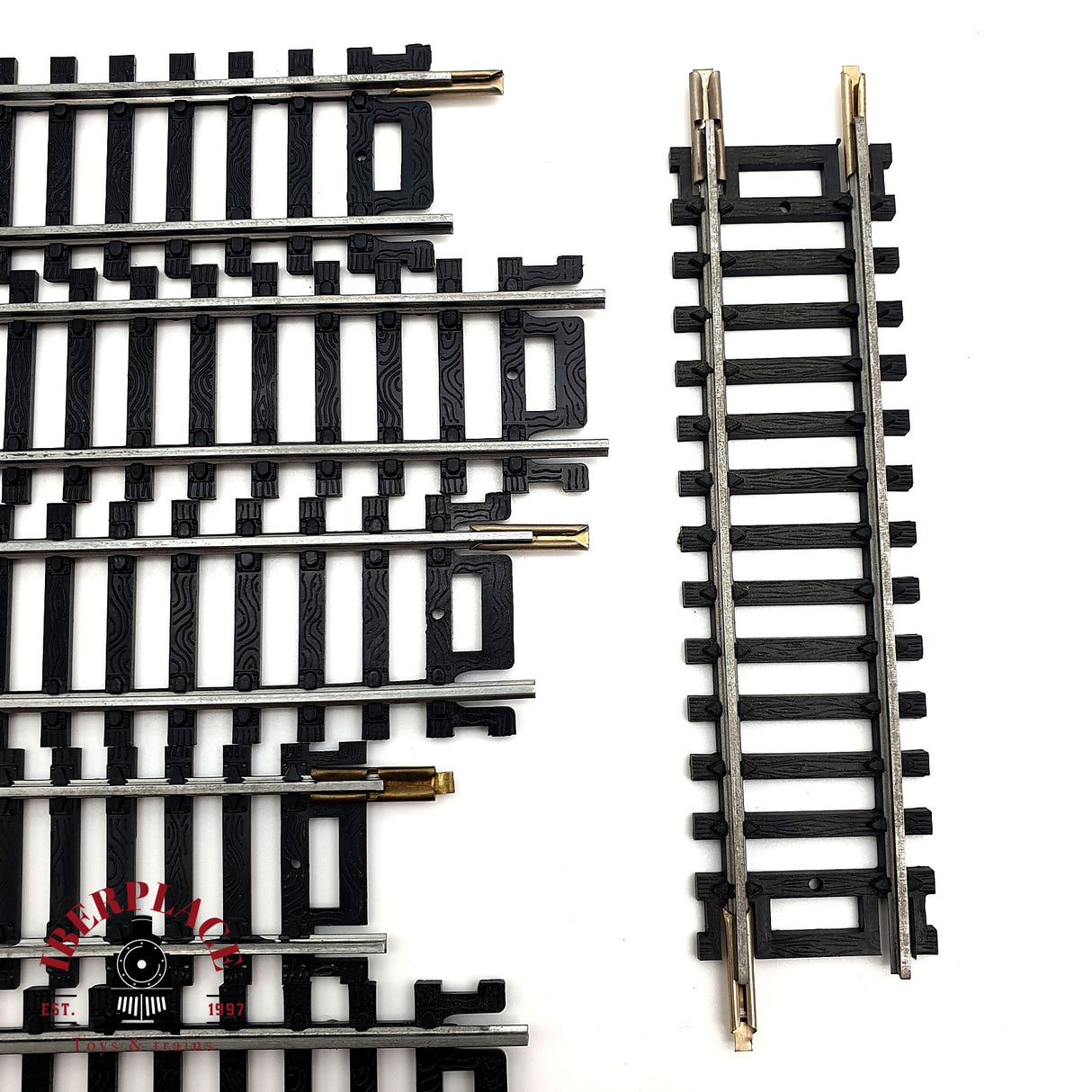 ♻️ 13x vias rectas y desvío a la derecha compatibles con Roco H0 escala 1:87 V10