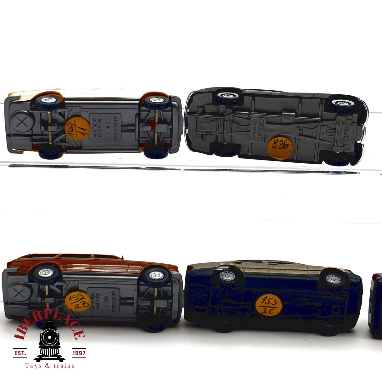 ♻️  8x WIKING Herpa coches Mercedes Benz MB 240D 300TE Horch H0 escala 1:87 E20
