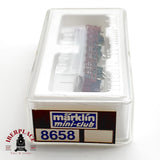 ✨♻️ Märklin 8658 Vagon Plataforma Bordes Rungwagen GOE Época I Mini Club Escala Z 1:220