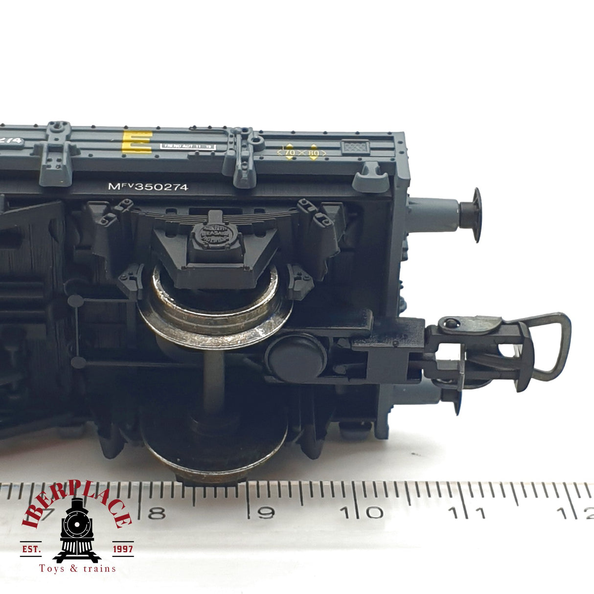 ♻️ Electrotren 1024 vagón plataforma RENFE Ep 3 con vehiculos H0 escala 1:87 A27 5/5