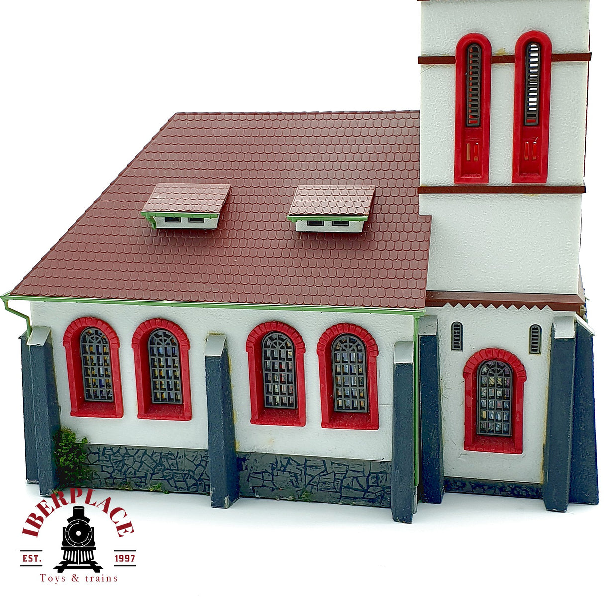 ♻️ Dorfkirche iglesia de pueblo maqueta Escala H0 1:87