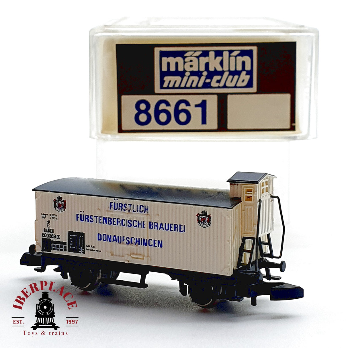 ✨♻️ Märklin 8661 Cervecero Fürstenberg BadStB Ep I Mini Club Escala Z 1:220