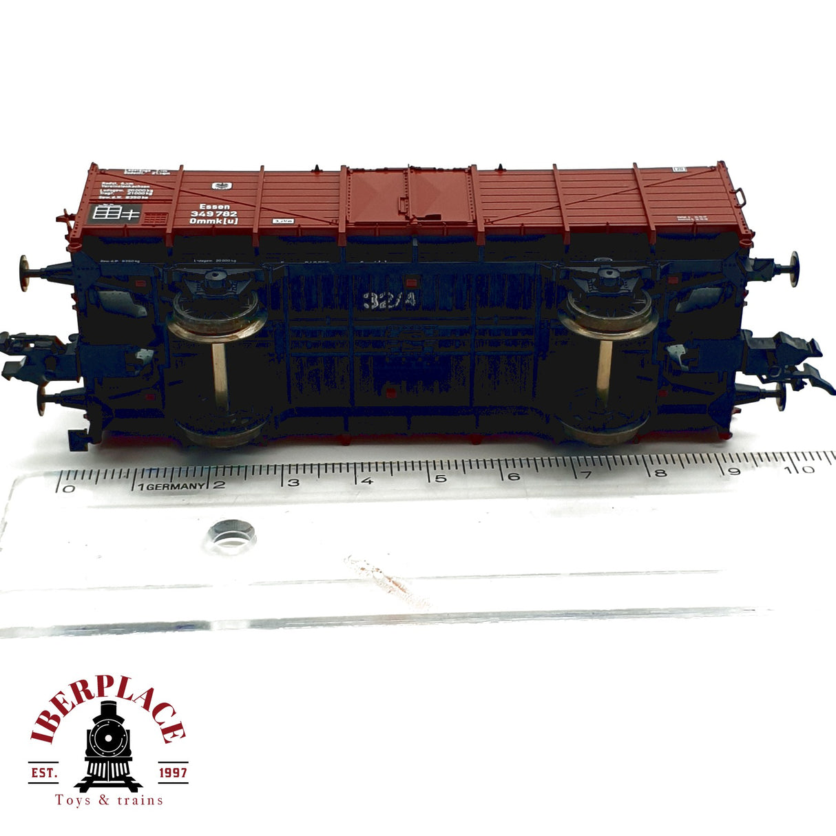 ♻️ DC Fleischmann vagón abierto de bordes altos Essen 349 782 H0 escala 1:87 E20