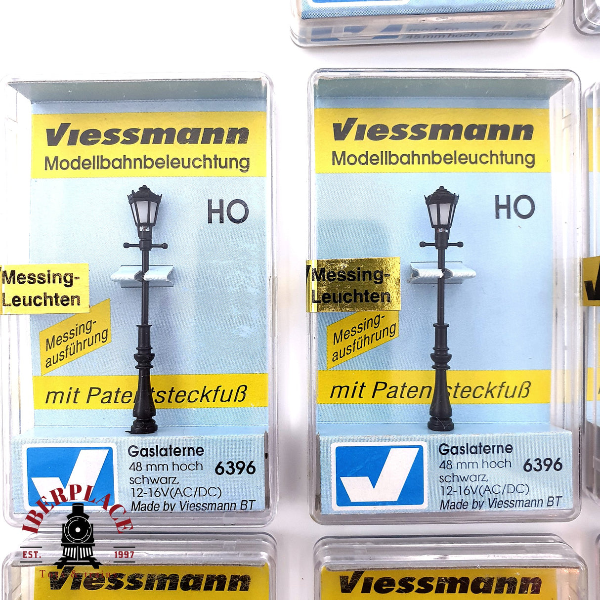 ♻️ 10x Viessmann 6396 6980 Linternas de gas H0 escala 1:87 E19