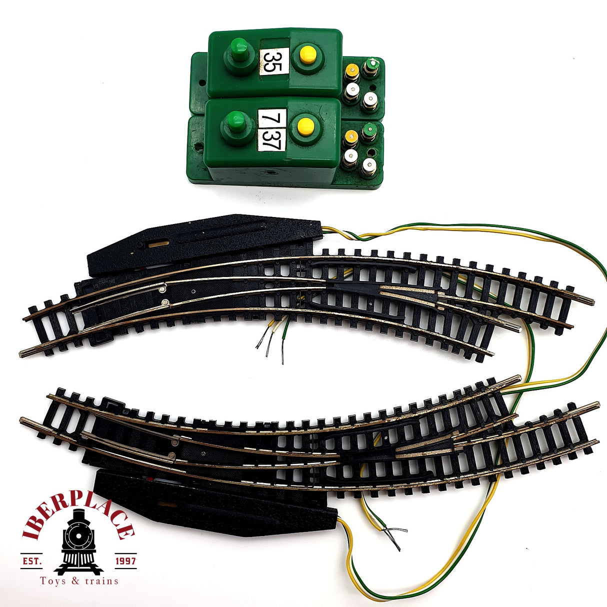 ♻️ Minitrix 2x 4967 4966 desvió curvos derecha e izquierda N escala 1:160 V10