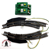 ♻️ Minitrix 2x 4967 4966 desvió curvos derecha e izquierda N escala 1:160 V10