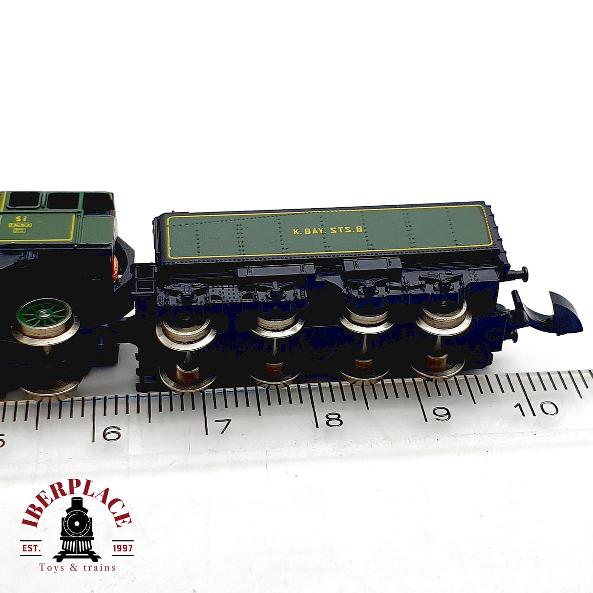 ♻️✨ Märklin 8892 Locomotora Vapor S 3/6 K.Bay.Sts.B. Época I Mini Club Escala Z 1:220