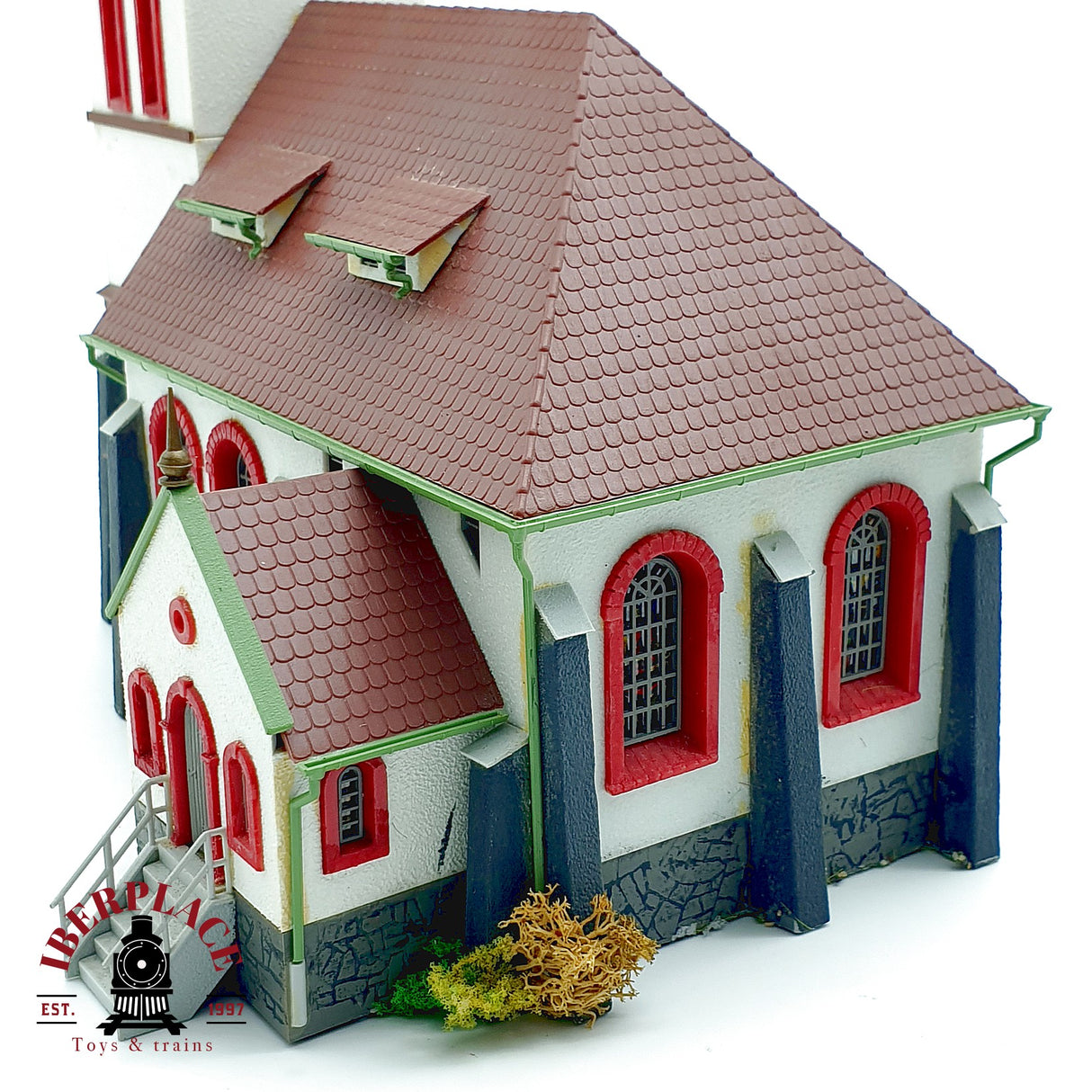 ♻️ Dorfkirche iglesia de pueblo maqueta Escala H0 1:87