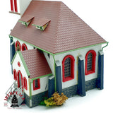 ♻️ Dorfkirche iglesia de pueblo maqueta Escala H0 1:87