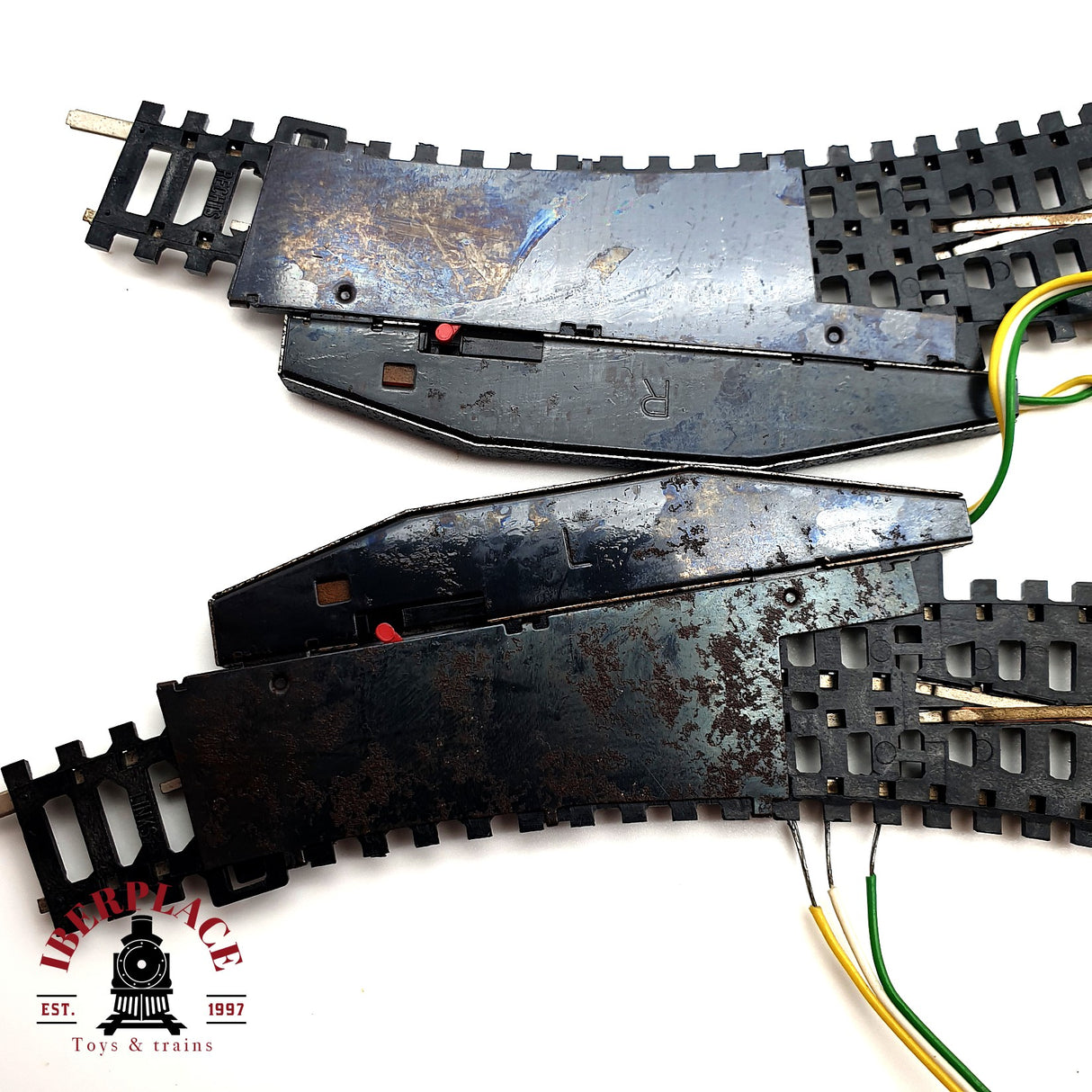 ♻️ Minitrix 2x 4967 4966 desvió curvos derecha e izquierda N escala 1:160 V10