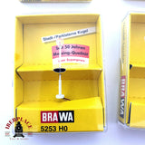 ♻️ 6x BRAWA Farolas de parking Farolas de ciudad H0 escala 1:87 E19