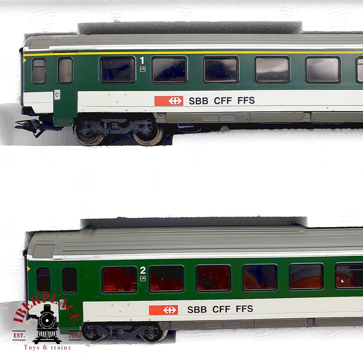 ♻️ ✨ Märklin 42168 Set IC EC EW IV SBB CFF FFS Ep V Escala H0 1:87 AC