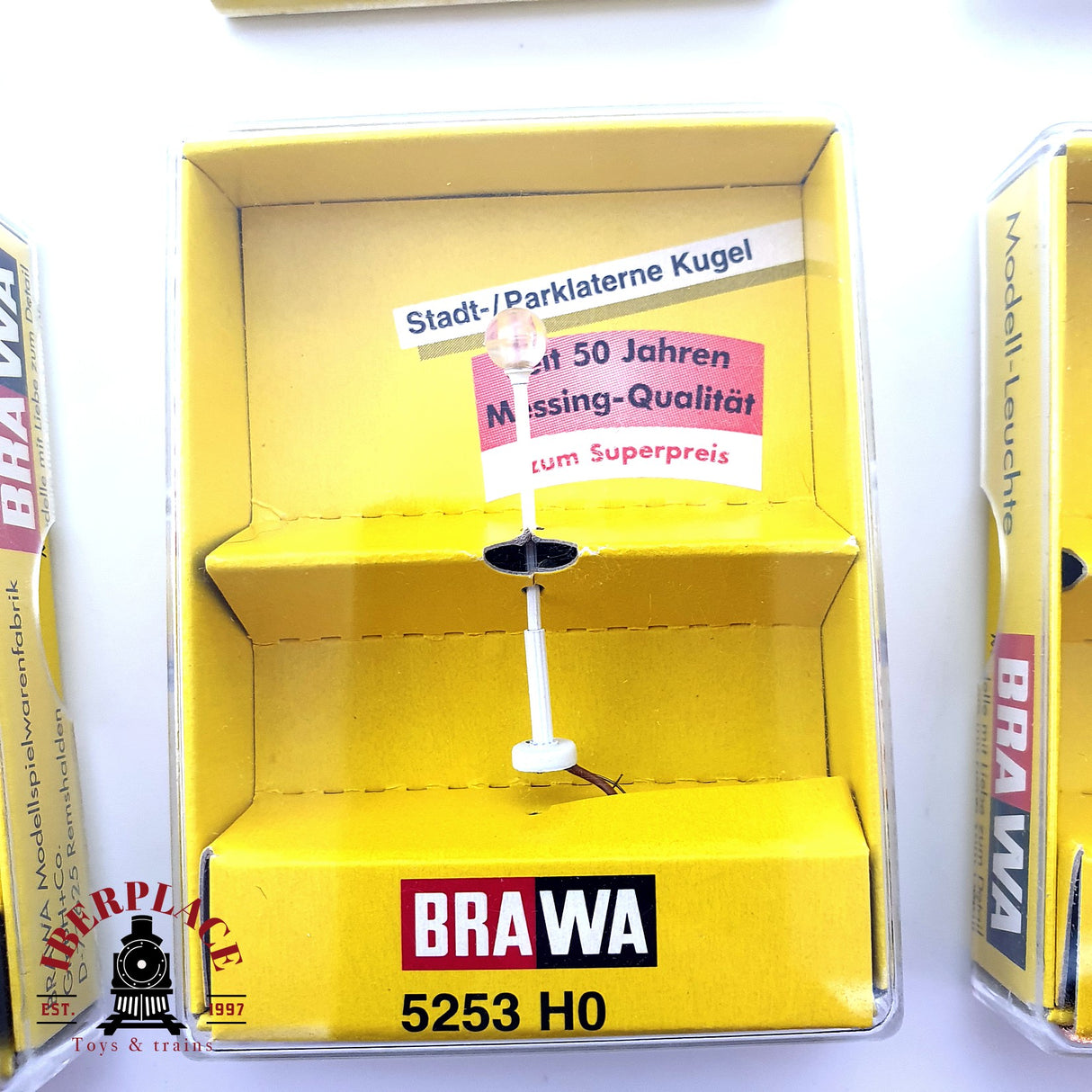 ♻️ 6x BRAWA Farolas de parking Farolas de ciudad H0 escala 1:87 E19