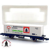 ✨♻️ Märklin  Vagon Portacontenedores Kölner Messe 1994 DB Mini Club Escala Z 1:220