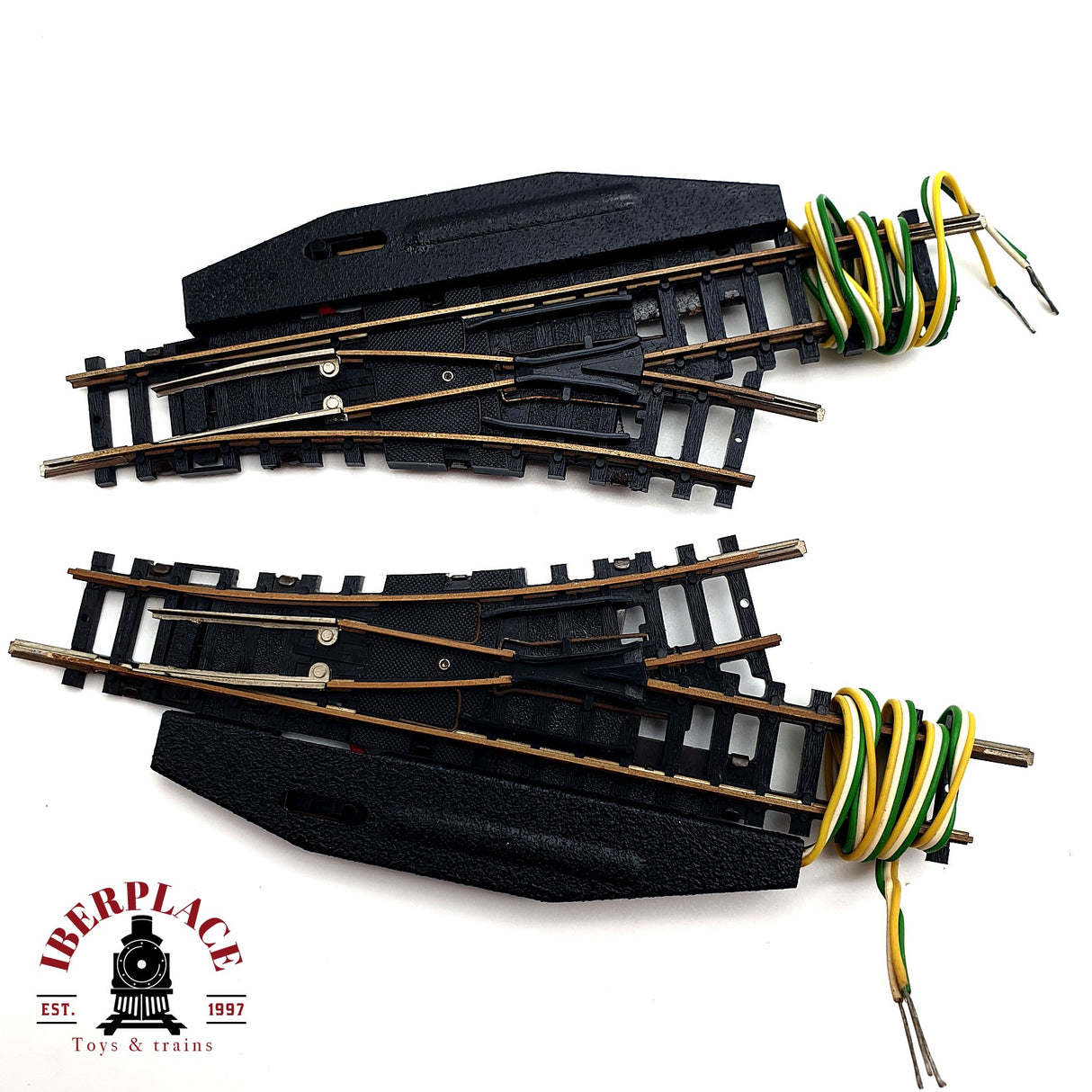 ♻️ Minitrix 2x 4961 4963 desvió derecha e izquierda N escala 1:160 V10