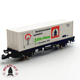 ✨♻️ Märklin  Vagon Portacontenedores Kölner Messe 1994 DB Mini Club Escala Z 1:220
