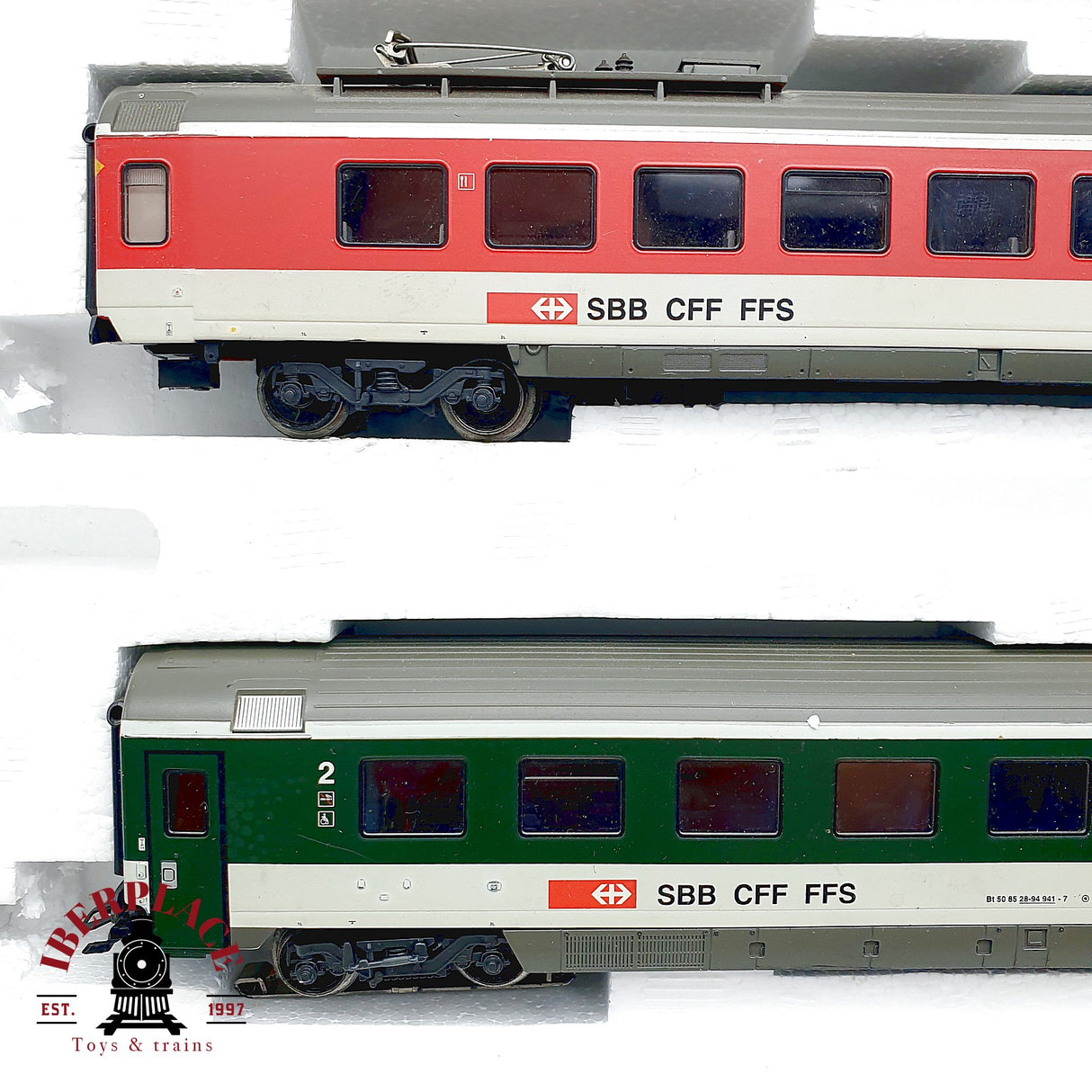 ♻️ ✨ Märklin 42168 Set IC EC EW IV SBB CFF FFS Ep V Escala H0 1:87 AC