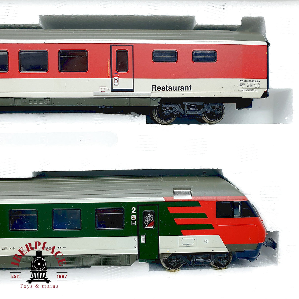 ♻️ ✨ Märklin 42168 Set IC EC EW IV SBB CFF FFS Ep V Escala H0 1:87 AC