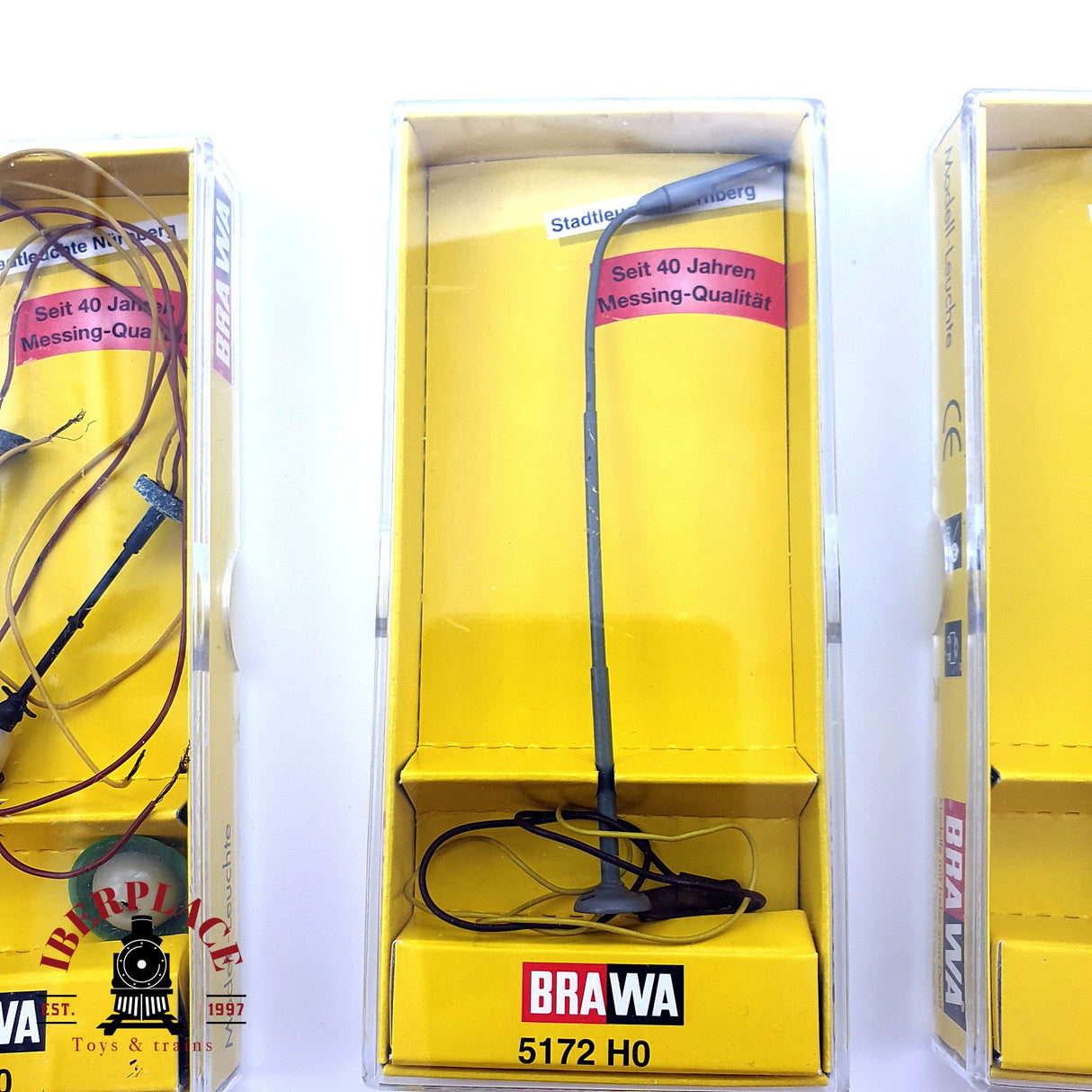 ♻️ 6x BRAWA Farolas de parking Farolas de ciudad H0 escala 1:87 E19
