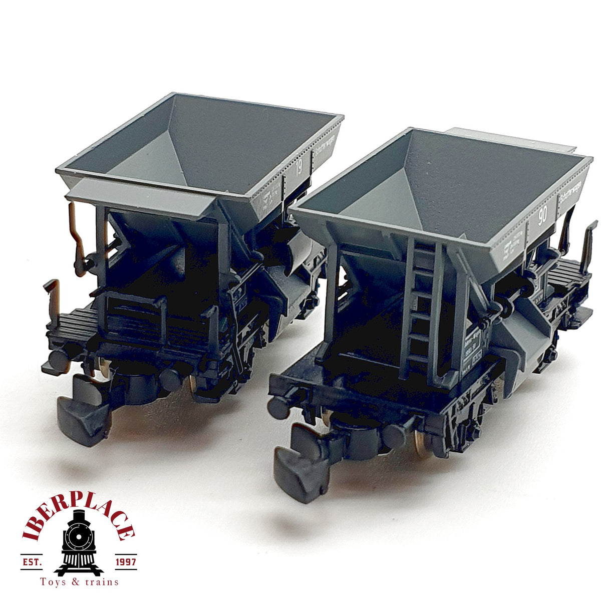 ♻️✨ Märklin 88624 Set 2 Vagones Tolva Schotterwagen Escala Z 1:220