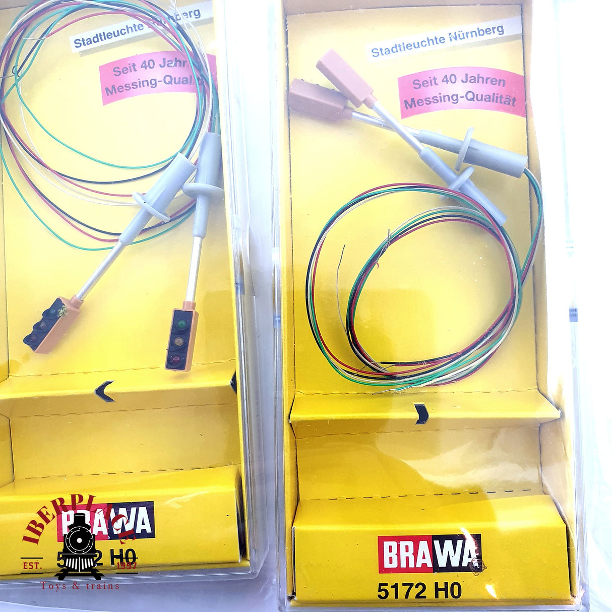 ♻️ 6x BRAWA Farolas urbanas de ciudad bombillas semaforo H0 escala 1:87 E19