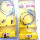 ♻️ 6x BRAWA Farolas urbanas de ciudad bombillas semaforo H0 escala 1:87 E19