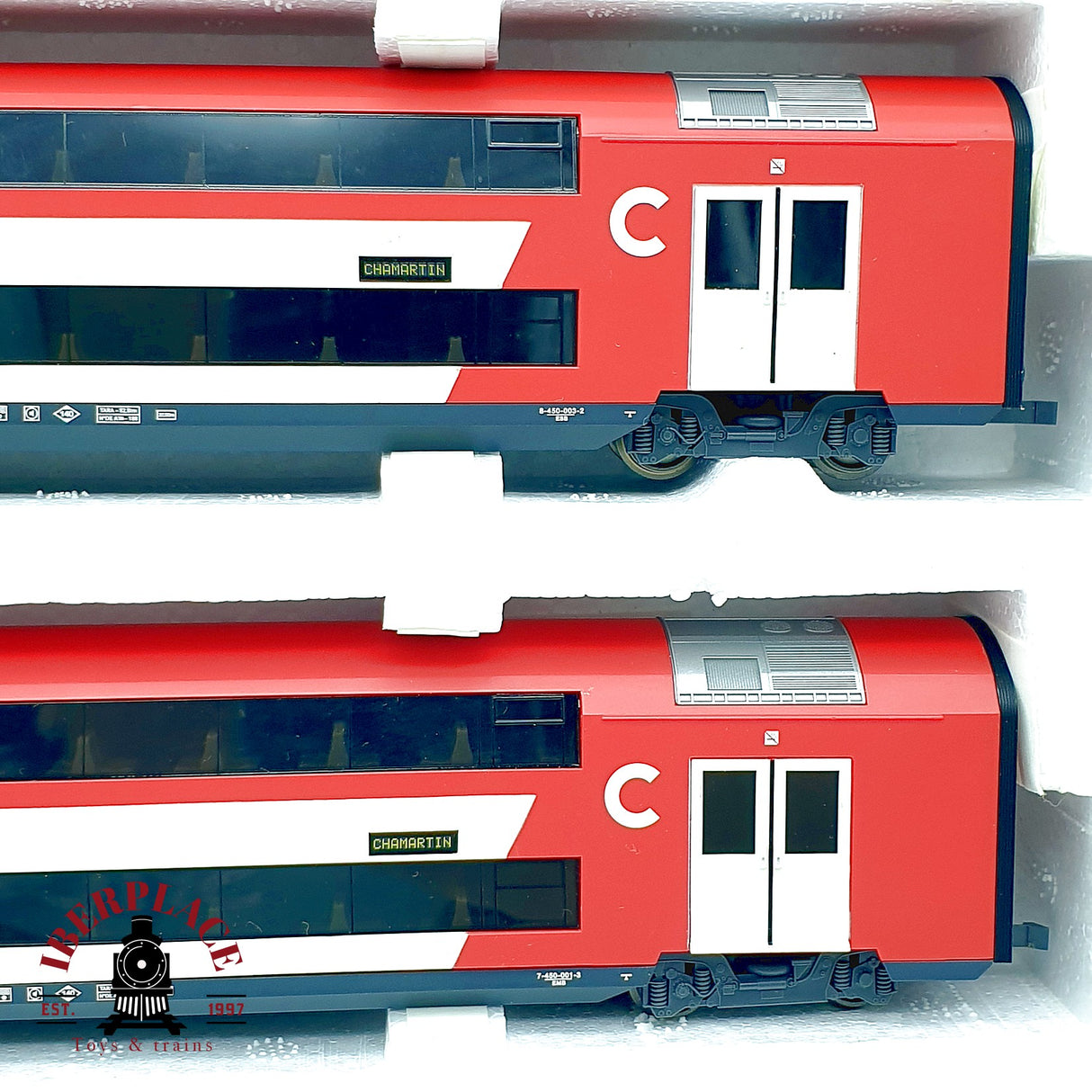 ♻️ Electrotren 3451 3452 Set RENFE 450 Buque Cercanias 6 Coches H0 1:87 AC Digital