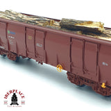 ♻️ Electrotren 5351K vagón abierto RENFE 690 Ep 4 con troncos de carga H0 escala 1:87 A27