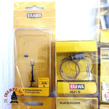 ♻️ 7x BRAWA Farolas de gas, Farolas de exterior, relojes N escala 1:160 E19