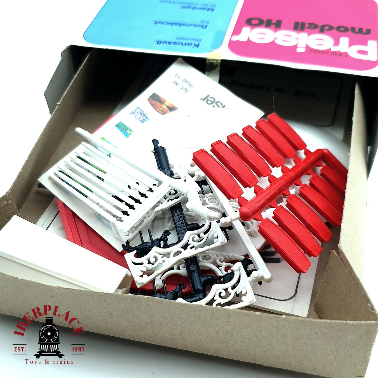 ♻️  Preiser 650 Figuras Carrusel H0 escala 1:87 E19
