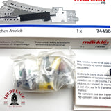 ♻️ Märklin 2x 24611 74490 Desvío a la izquierda y motor para desvío H0 escala 1:87 E20 4/4
