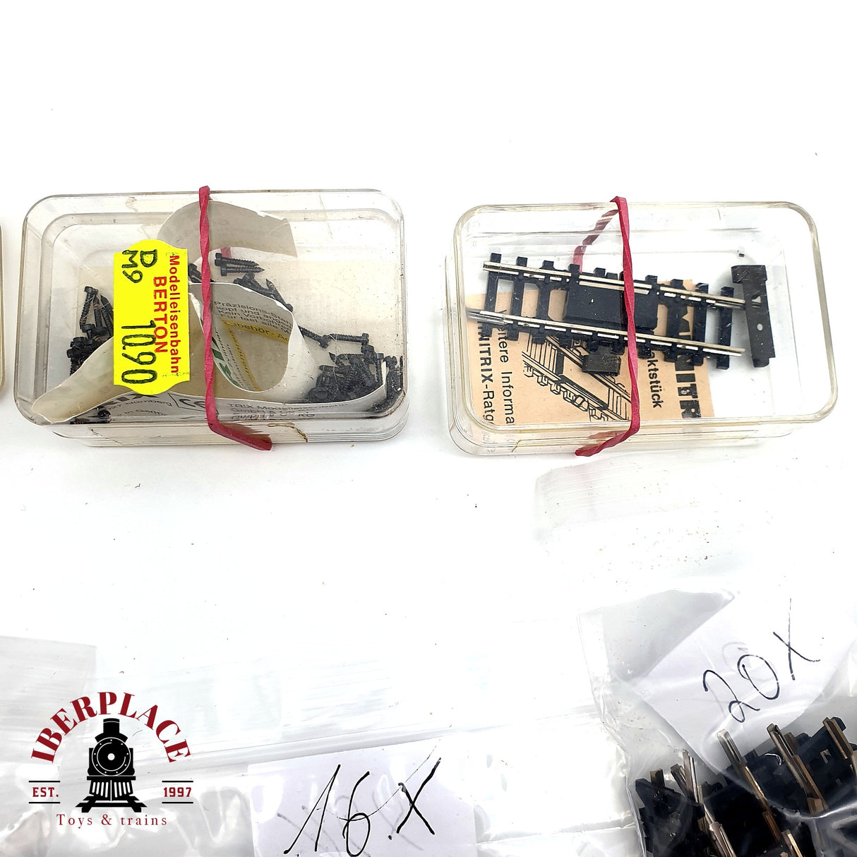 ♻️ Minitrix 175x 4904 4908 4908  vías rectas. curvas, desvío, desenganche N escala 1:160 V10
